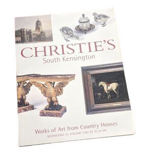 Christie's‎ Works of Art from Country Houses South Kensington 1/24/01 Auction...